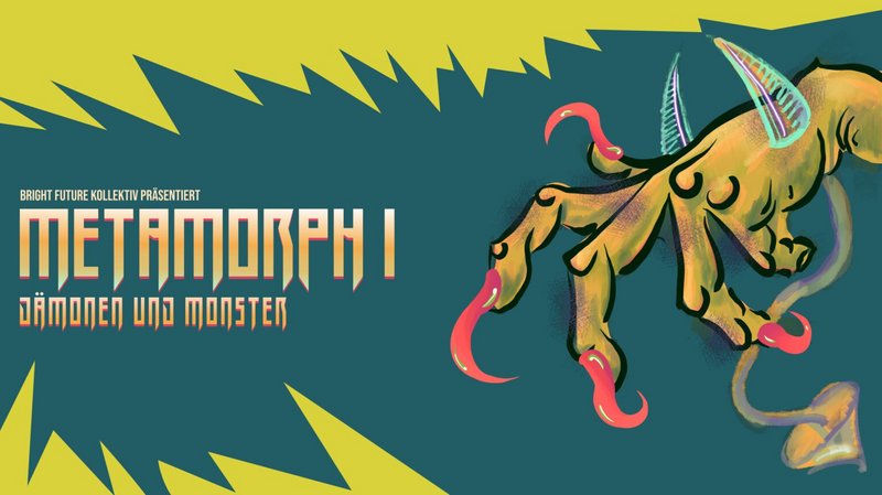 Die Klaue eines Drachen ist gleichzeitig ein Kopf mit Hörnern und einem freundlichen Geischt..