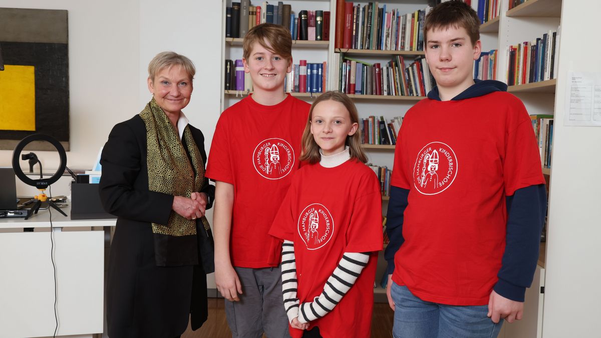 Besuch Der Kinderbischöf*innen Im Büro Von Kirsten Fehrs | Das Rauhe Haus